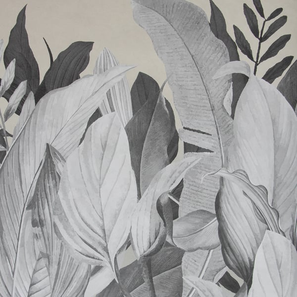 Galerie Wallpaper Product code: 18000 - Tropical Wallpaper Collection - Almond Colours - Tropical Forest Design