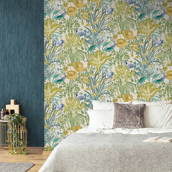 Galerie Wallpaper Product code: 26727R - Tropical Wallpaper Collection - Pineapple Colours - Moorea Design