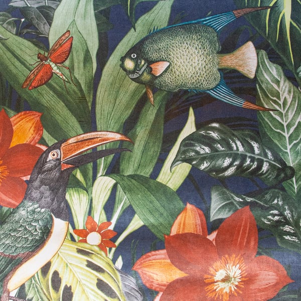 Galerie Wallpaper Product code: 26743 - Tropical Wallpaper Collection - Blueberry Colours - Palau Design