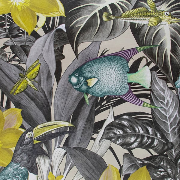 Galerie Wallpaper Product code: 26745 - Tropical Wallpaper Collection - Blackberry Colours - Palau Design
