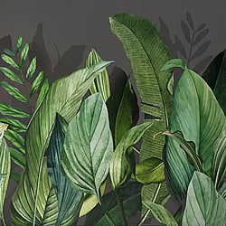 Galerie Wallcoverings Product Code: 18002 - Tropical Wallpaper Collection Galerie Wallcoverings Product Code 18002 - Tropical Wallpaper Collection - Blackberry Colours - Tropical Forest Design