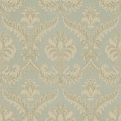 Galerie Wallcoverings Product Code: 23605 - Classic Italian Wallpaper Collection Galerie Wallcoverings Product Code 23605 - Classic Italian Wallpaper Collection - Blue Beige Colours - A traditional damask on a woven effect background, giving a classical, formal edge to any interior scheme. Design