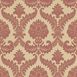 Galerie Wallcoverings Product Code: 23608 - Classic Italian Wallpaper Collection Galerie Wallcoverings Product Code 23608 - Classic Italian Wallpaper Collection - Red Gold Colours - A traditional damask on a woven effect background, giving a classical, formal edge to any interior scheme. Design