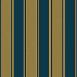 Galerie Wallcoverings Product Code: 23679 - Classic Italian Wallpaper Collection Galerie Wallcoverings Product Code 23679 - Classic Italian Wallpaper Collection - Blue Gold Colours - This classic stripe brings a timeless elegance to your home. The smooth texture has a reassuring, high quality effect while the vertical design brings a formal feel to any room. Design