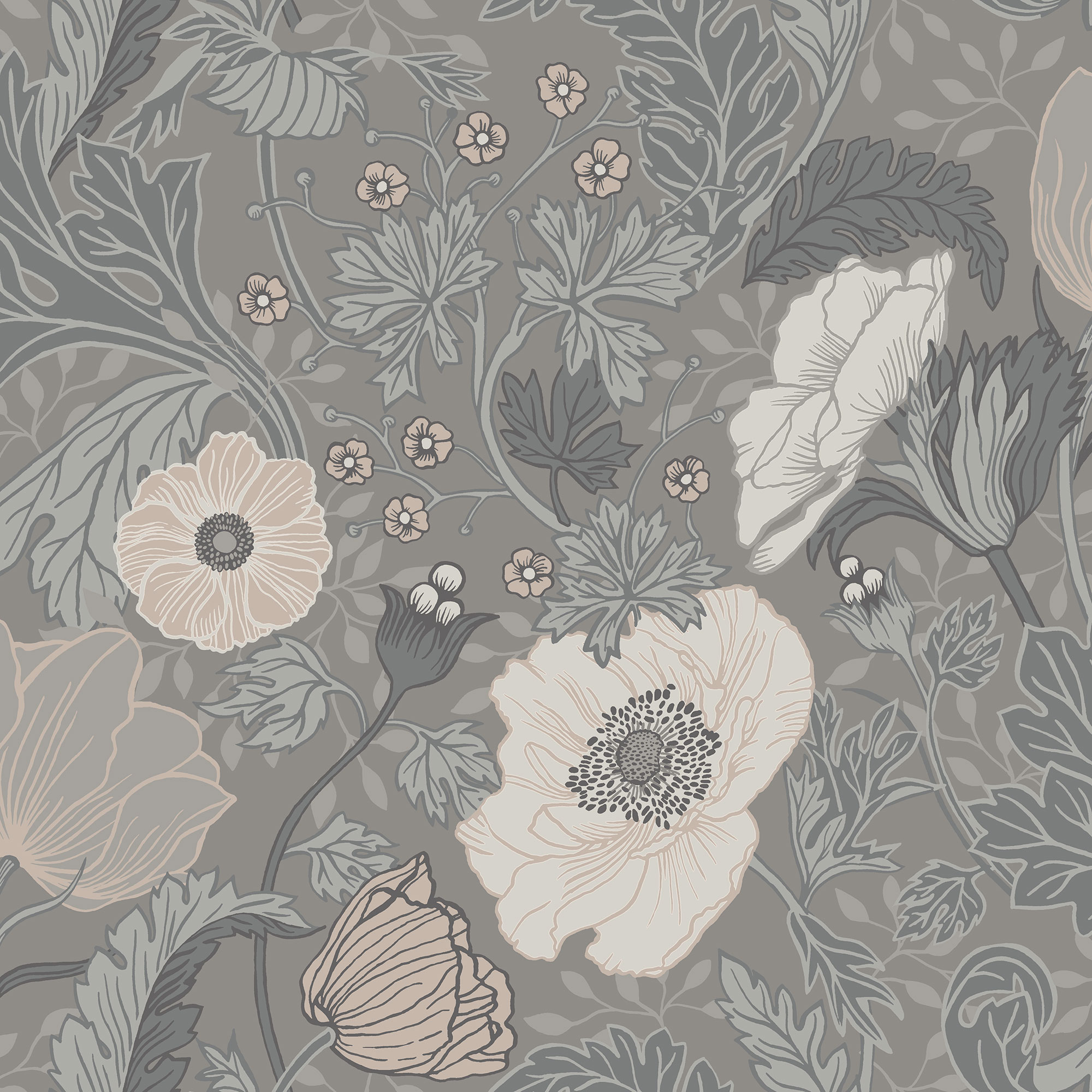 Galerie Wallcoverings Product Code: 44102 - Apelviken 2 Wallpaper Collection Galerie Wallcoverings Product Code 44102 - Apelviken 2 Wallpaper Collection - Grey Colours - Anemone Design
