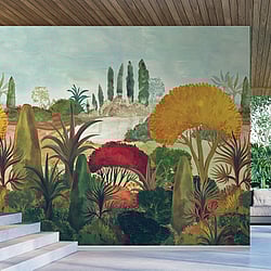 Galerie Wallcoverings Product Code DW2028 - Designer Walls Wallpaper Collection - multicolour Colours - Botanical Landscape Design