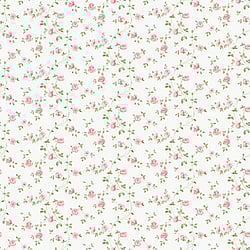 Galerie Wallcoverings Product Code: G67889 - Miniatures 2 Wallpaper Collection Galerie Wallcoverings Product Code G67889 - Miniatures 2 Wallpaper Collection - Pink Green White Colours - Small Rose Trail Design