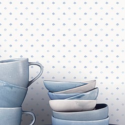 Galerie Wallcoverings Product Code: G67898 - Miniatures 2 Wallpaper Collection Galerie Wallcoverings Product Code G67898 - Miniatures 2 Wallpaper Collection - Blue White Colours - Mini Fan Motif Design