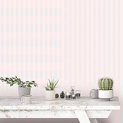 Galerie Wallcoverings Product Code: G67912 - Miniatures 2 Wallpaper Collection Galerie Wallcoverings Product Code G67912 - Miniatures 2 Wallpaper Collection - Pink White Colours - Narrow Stripe Design