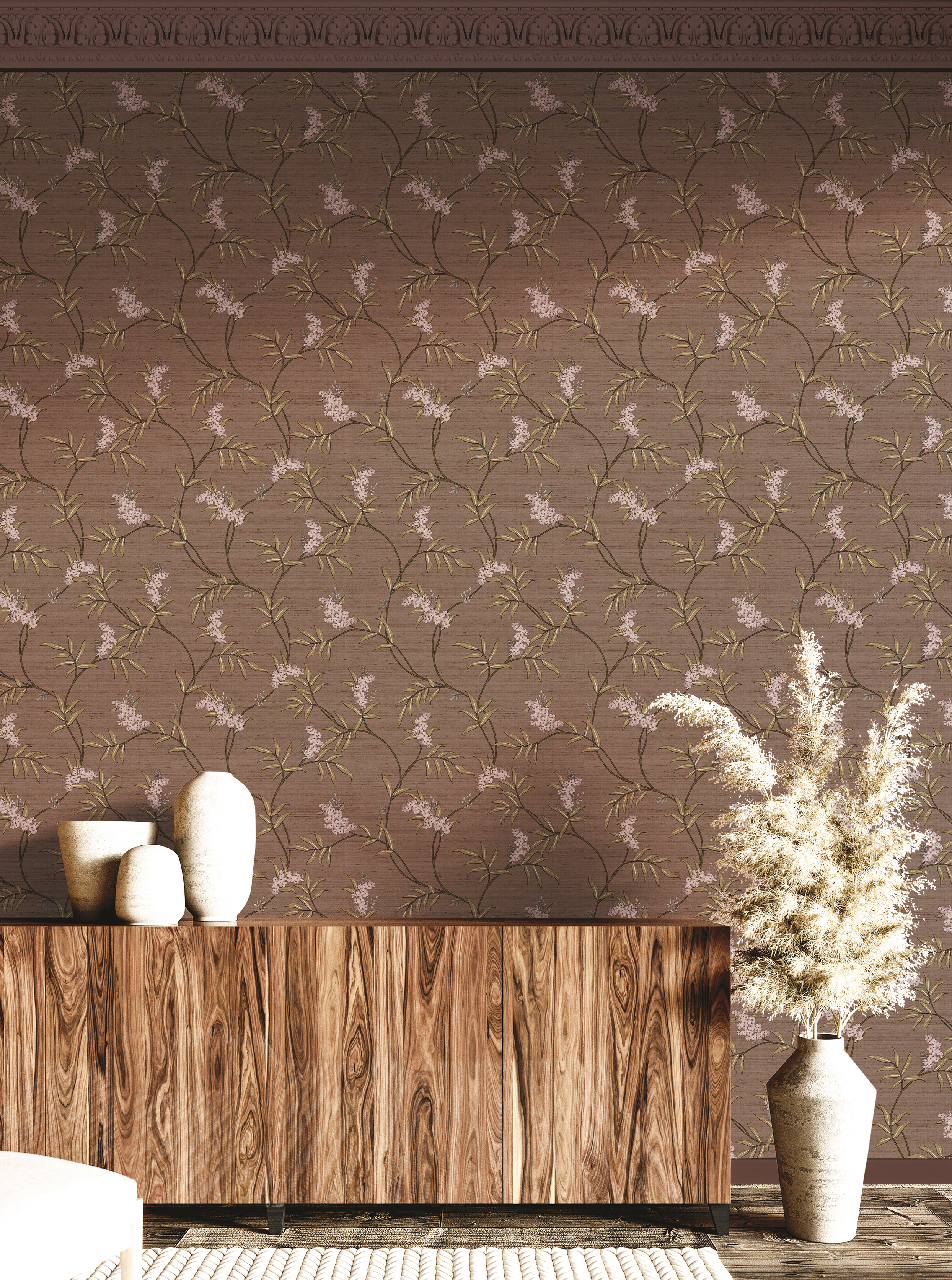 Galerie Wallcoverings Product Code: IS33308 - Italian Silks And Damasks Wallpaper Collection Galerie Wallcoverings Product Code IS33308 - Italian Silks And Damasks Wallpaper Collection - Red Colours - Ramage Tonale Design