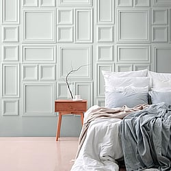 Galerie Wallcoverings Product Code WH45191M - Welcome Home Murals Wallpaper Collection - White Colours - Modern Wall panelling  Design