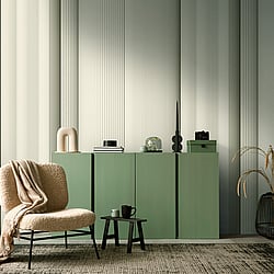 Galerie Wallcoverings Product Code WH45209M - Welcome Home Murals Wallpaper Collection - Cream, Grey, White Colours - Linear Calm  Design