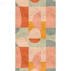 Galerie Wallcoverings Product Code WH45225M - Welcome Home Murals Wallpaper Collection - Multi-coloured Colours - Pastel Abstract Shapes in Bauhaus Style Design