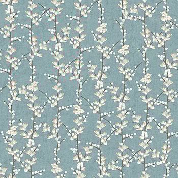 Galerie Wallcoverings Product Code 1904-1 - Spring Blossom Wallpaper Collection - Blue Colours -  
