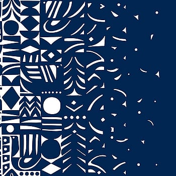 Galerie Wallcoverings Product Code 23325 - Marimekko 5 Wallpaper Collection - Navy Blue Colours -  