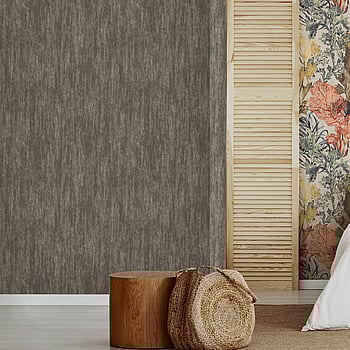 Galerie Wallcoverings Product Code 26726 - Tropical Wallpaper Collection - Walnut Colours -  