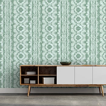 Galerie Wallcoverings Product Code 26787 - Crafted Wallpaper Collection - Green White Colours -  