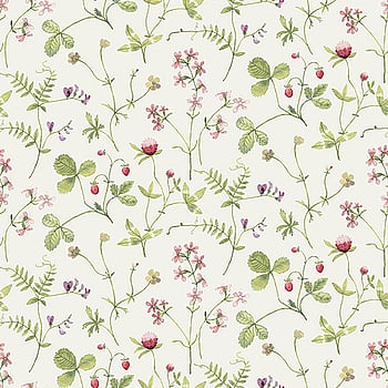 Galerie Wallcoverings Product Code 27010 - Morgongava Wallpaper Collection - Green Red Purple Colours -  