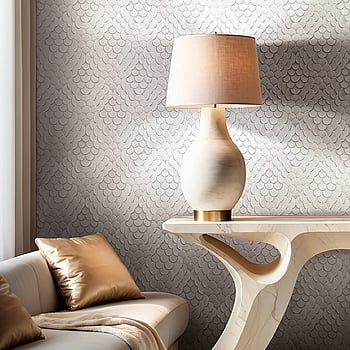 Galerie Wallcoverings Product Code 35811 - Fashion Icon Wallpaper Collection - Grey Beige Colours -  