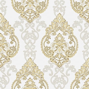 Galerie Wallcoverings Product Code 42522 - Opulence Wallpaper Collection - Cream Gold Colours -  