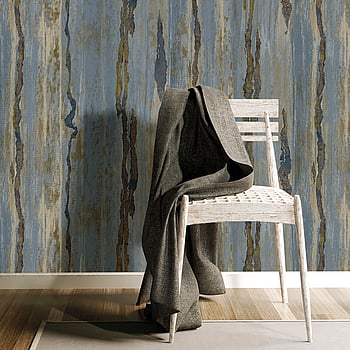 Galerie Wallcoverings Product Code 49364 - Italian Textures 3 Wallpaper Collection - blue gold Colours -  
