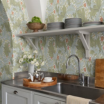 Galerie Wallcoverings Product Code 82012 - Hidden Treasures Wallpaper Collection - Green blue Colours -  