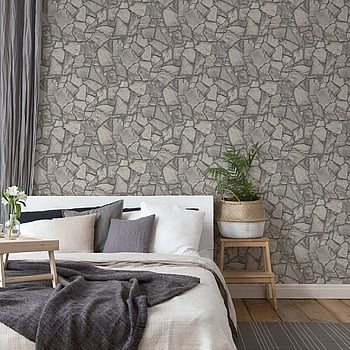 Galerie Wallcoverings Product Code BB51140 - Bricks And More Wallpaper Collection - Grey Colours -  