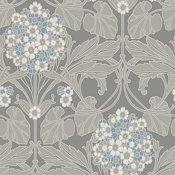 Galerie Wallcoverings Product Code ET12105 - Arts and Crafts Wallpaper Collection - Grey Taupe Blue White Colours -  