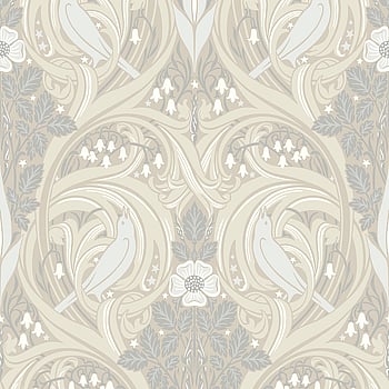 Galerie Wallcoverings Product Code ET12205 - Arts and Crafts Wallpaper Collection - Beige Cream Grey Colours -  