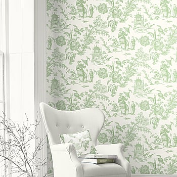 Galerie Wallcoverings Product Code FC61804 - French Country Wallpaper Collection - Kiwi Colours -  