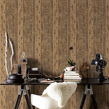 Galerie Wallcoverings Product Code G45346 - Grunge Wallpaper Collection - Brown Colours -  