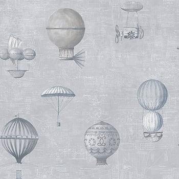 Galerie Wallcoverings Product Code G56201 - Nostalgie Wallpaper Collection - Silver Grey Colours -  