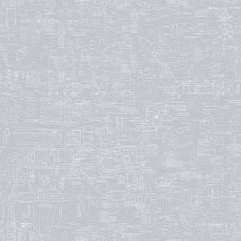 Galerie Wallcoverings Product Code G56209 - Nostalgie Wallpaper Collection - Silver Grey Colours -  