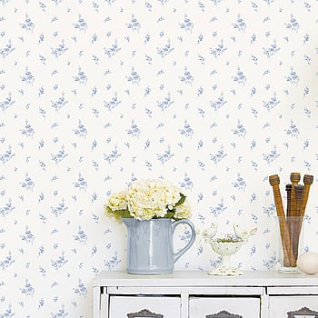 Galerie Wallcoverings Product Code G67915 - Miniatures 3 Wallpaper Collection - Blue White Colours -  