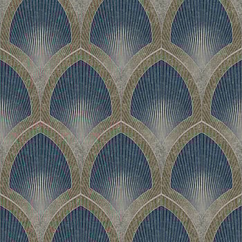 Galerie Wallcoverings Product Code G68083 - Special FX 2 Wallpaper Collection - Navy, Taupe Colours -  