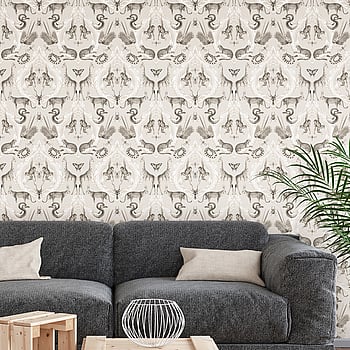 Galerie Wallcoverings Product Code G78309 - Bazaar Wallpaper Collection - Beige Black Colours -  