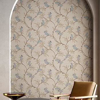 Galerie Wallcoverings Product Code IS33303 - Italian Silks And Damasks Wallpaper Collection - Dove Colours -  