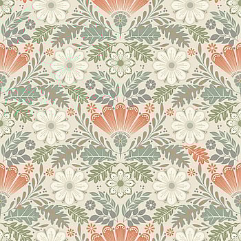 Galerie Wallcoverings Product Code S24122 - Sommarang 2 Wallpaper Collection - Beige, grey, orange, white Colours -  