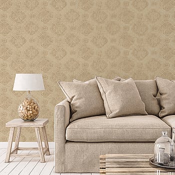Galerie Wallcoverings Product Code W78220 - Metallic Fx Wallpaper Collection - Gold Beige Colours -  