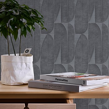 Galerie Wallcoverings Product Code WH30171 - Welcome Home Wallpaper Collection - Silver Grey Colours -  