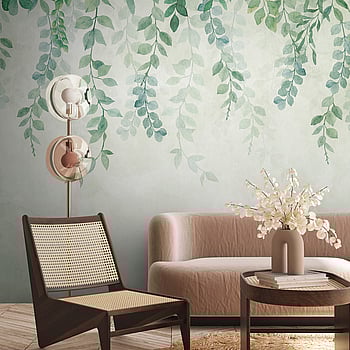 Galerie Wallcoverings Product Code WH45272M - Welcome Home Murals Wallpaper Collection - Cream, Grey, Green Colours -  